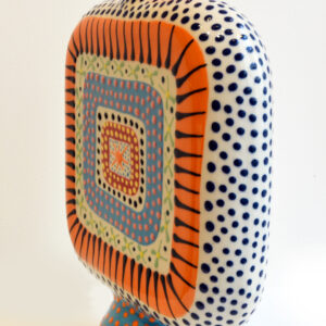 Lincoln Kirby-Bell - Large Patterned Square bottle Vase - Image 3