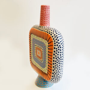 Lincoln Kirby-Bell - Large Patterned Square Vessel