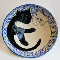 Lucie Sivicka - Cuddled Up Cats Bowl