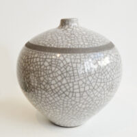 Dan Chapple - White Crackle Vase