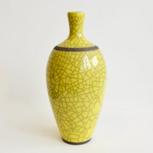 Dan Chapple - Yellow Crackle Vase