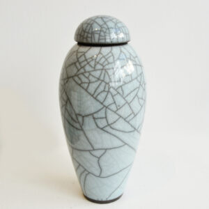 Dan Chapple - Light Turquoise Lidded Jar