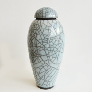 Dan Chapple - Light Turquoise Lidded Jar