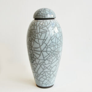 Dan Chapple - Light Turquoise Lidded Jar